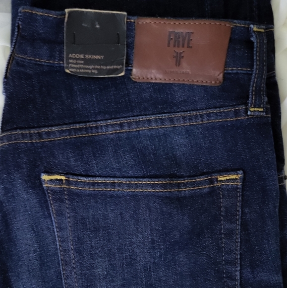 Frye Denim • Dark Blue • Mid-Rise Slim Fit - Picture 2 of 4